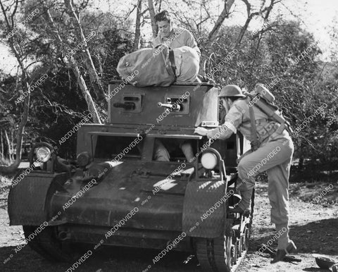 crp-03183 1942 Frank Sully and cast in mini tank film Two Yanks in Trinidad crp-03183