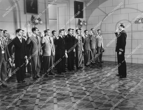 crp-03293 1942 Tom Brown, Boyd Davis, Larry Parks film Hello, Annapolis crp-03293