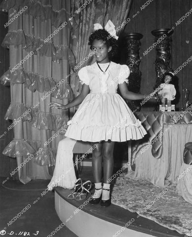 crp-03383 1949 music cute black girl singer Toni Harper film Make Believe Ballroom crp-03383