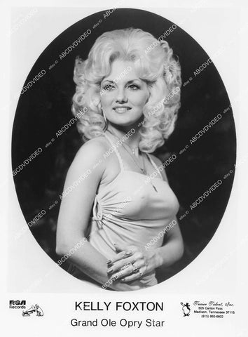 crp-03417 1980 music country western singer busty Kelly Foxton crp-03417