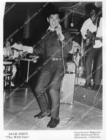 crp-03464 1960's music singer Jack Eden "The Wild One" crp-03464