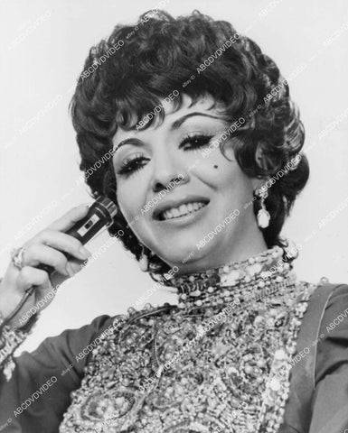 crp-03483 1974 music Latin artist singer Virginia Lopez at Disneyland Pan Americano Festival crp-03483