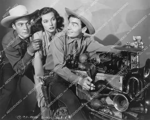 crp-03494 1942 music Charles Starrett, Alma Carroll, Texas Jim Lewis film Pardon My Gun crp-03494