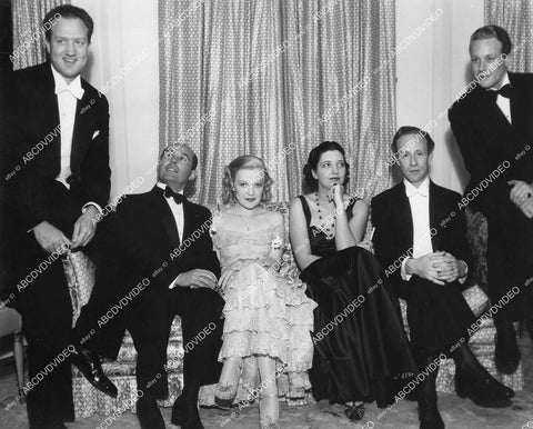 crp-03582 1930's Noel Francis, Kay Francis, Leslie Howard others at Pickfair Hollywood Party crp-03582