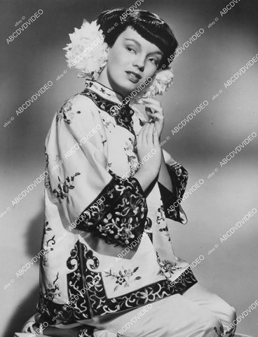 crp-03603 1950 Joan Evans Chinese costume for Press Photographers' Costume Ball in Hollywood crp-03603