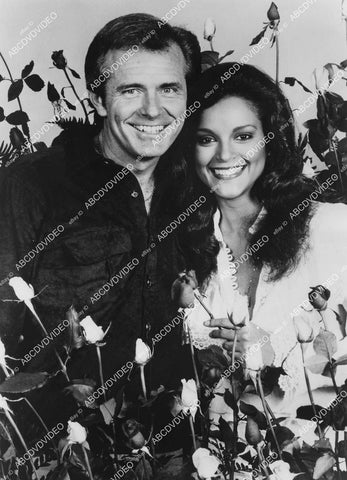 crp-03609 1981 Bob Eubanks, Jayne Kennedy host TV Tournement of Roses Parade crp-03609