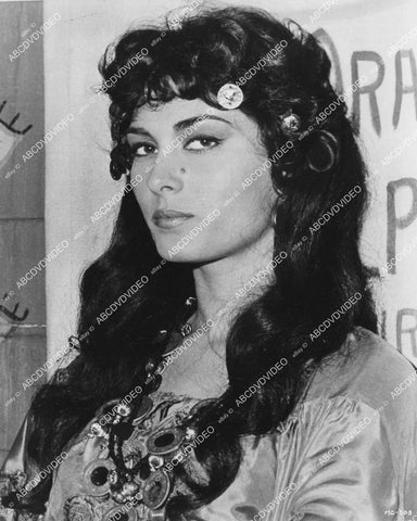crp-03632 1964 sultry Vitina Marcus as gypsy fortune teller TV Travels of Jaimie McPheeters crp-03632
