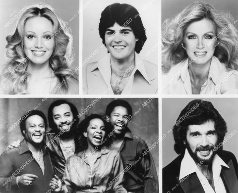 crp-03706 1982 Susan Anton, Donnie Osmond, Donna Mills, Gladys Night, Eddie Rabbitt TV Happy New Year America crp-03706