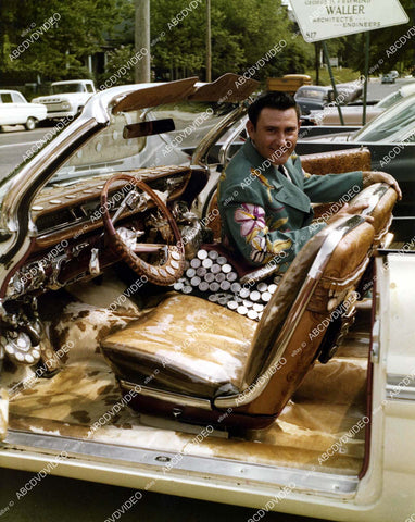 crp-03720 1960's music honky tonk singer Webb Pierce w custom western Pontiac automobile crp-03720