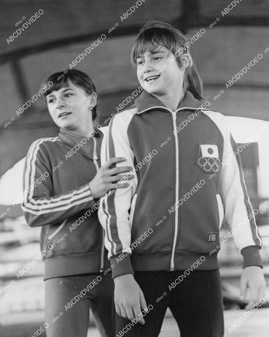 crp-03807 1976 sports gymnist Nadia Comaneci, Theodora Ungureanu TV Nadia From Romania with Love crp-03807