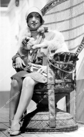 crp-03870 1920's Italian opera singer Amelita Galli-Curci on board SS The City of Honolulu crp-03870