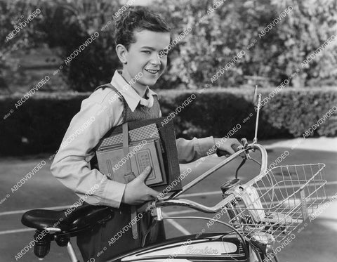 crp-03914 1942 child star Douglas Croft w cool Excelsior Bicycle film Not a Ladies' Man crp-03914