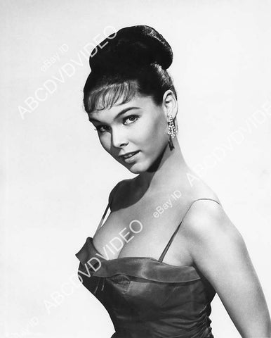 crp-03948 1959 busty and beautiful Yvonne Craig portrait film The Gene Krupa Story crp-03948
