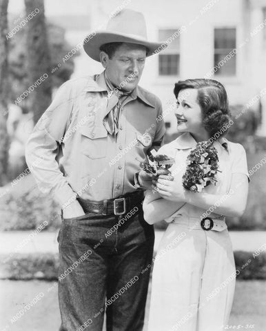 crp-04084 1936 Bob Burns, Eleanore Whitney w Buddy Poppies on set film Rhythm on the Range crp-04084