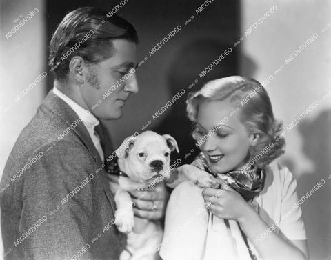 crp-04104 1936 John Buckler, Ann Sothern w baby bulldog Kim crp-04104