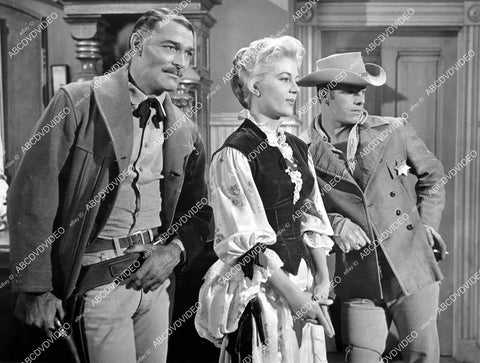 crp-04143 1960 John Russell, Peggie Castle, Peter Brown TV Lawman crp-04143