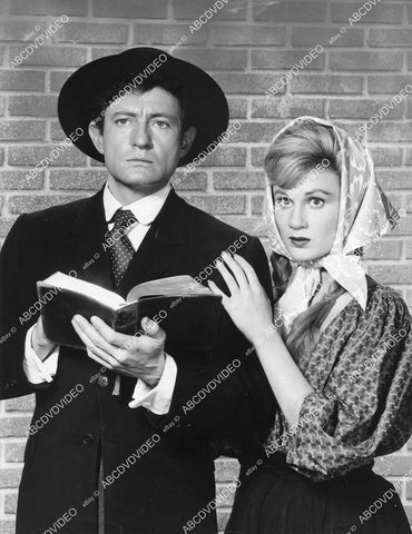 crp-04149 1961 beautiful Carol Eve Rossen, Paul Richards TV The Lawless Years ep Louy K crp-04149