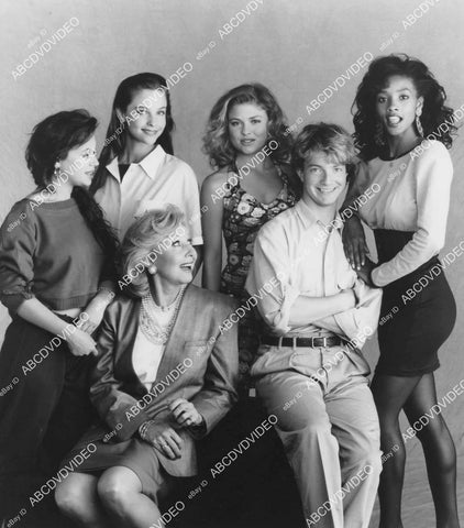 crp-04232 1989 Michael Learned, Leah Remini, Melissa Willis, Alison Elliott, Viveca Fox TV Living Dolls crp-04232