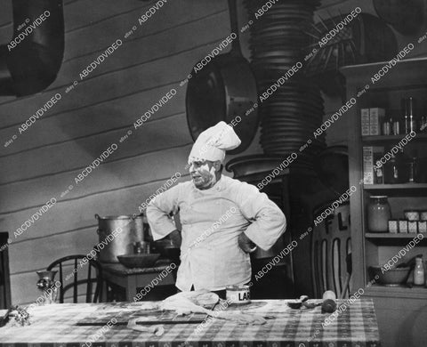 crp-04423 1944 chef Joe Besser getting fed up in kitchen film Hey, Rookie crp-04423
