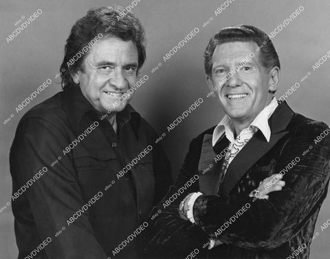 crp-00442 1985 music legends Johnny Cash Jerry Lee Lewis TV The 10th Anniversary Johnny Cash Christmas Special crp-00442