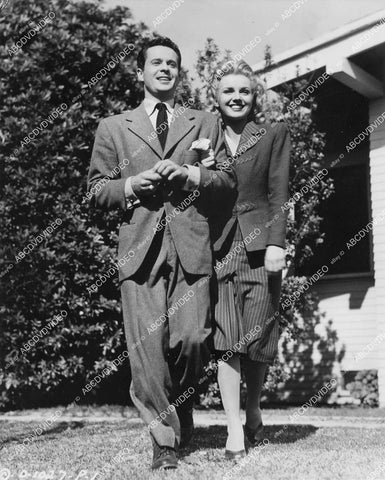 crp-04528 1944 first day of spring Larry Parks, Lynn Merrick film Stars on Parade crp-04528