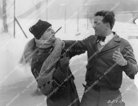 crp-04561 1928 Brandon Hurst, Nick Stuart silent film News Parade crp-04561