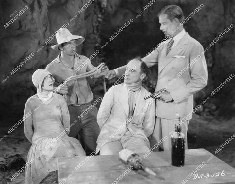 crp-04609 1928 Brandon Hurst, Sally Phipps, Cyril Ring in the cave silent film News Parade crp-04609
