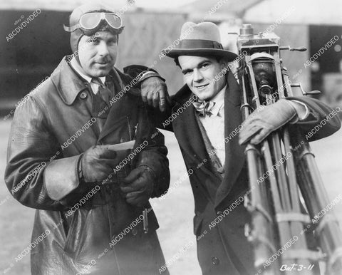 crp-04620 1928 Nick Stuart newsreel camera, Truman H Talley silent film News Parade crp-04620