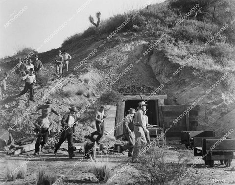 crp-04643 1953 Charles Drake and the posse at mineshaft sci-fi film It Came from Outer Space crp-04643