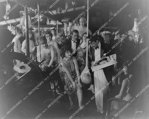 crp-04656 1924 Adolphe Menjou, Leatrice Joy yacht party silent film The Marriage Cheat crp-04656