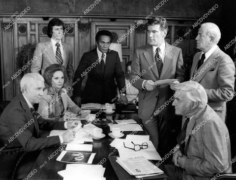 crp-04783 1976 William Smithers, Madlyn Rhue, Richard Cox, Percy Rodriguez, Mitchell Ryan TV Executice Suite crp-04783