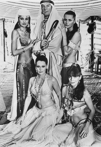 crp-04838 1976 Roger Moore harem girls Felicity York,Dawn Rodrigues,Anika Pavel,Jill Goodall The Spy Who Loved Me crp-04838