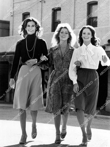 crp-04862 1976 Kate Jackson, Farrah Fawcett, Jaclyn Smith TV Charlie's Angels crp-04862