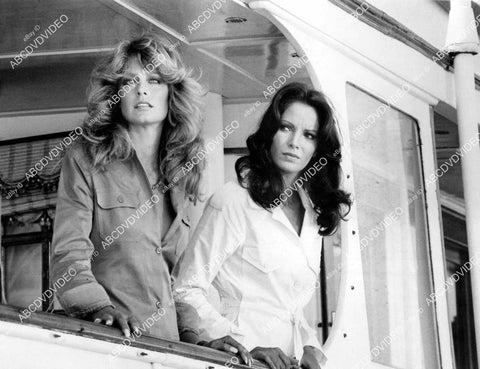 crp-04863 1976 Farrah Fawcett, Jaclyn Smith TV Charlie's Angels crp-04863