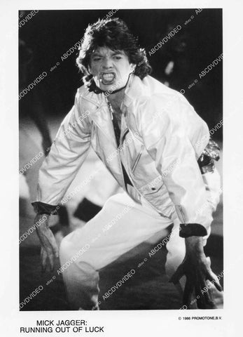 crp-04890 1986 music rock star Mick Jagger Running Out of Luck crp-04890
