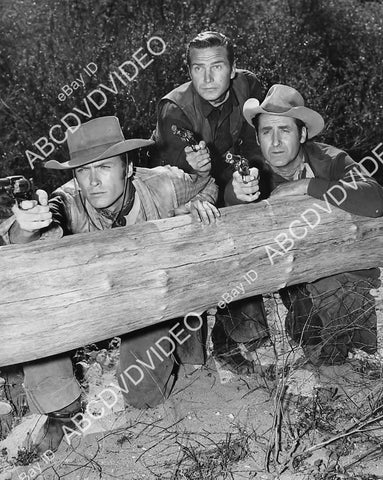 crp-04912 1959 Clint Eastwood, Eric Fleming, Paul Brinegar TV Rawhide crp-04912