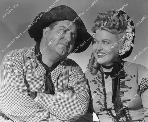 crp-04949 1946 Smiley Burnette, Barbara Pepper film Terror Trail crp-04949