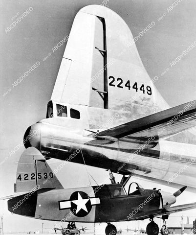 crp-04969 1944 WWII aviation new Boeing B-29 Superfortress bombs Japan w plane for scale crp-04969