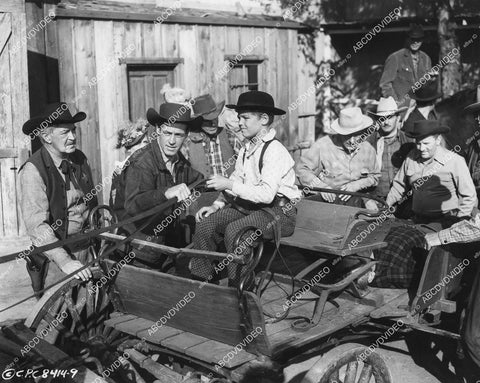 crp-05011 1957 Robert Burton, Guy Madison, Rickie Sorensen film The Hard Man crp-05011