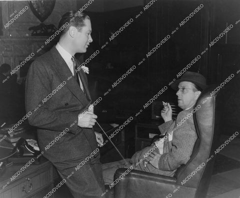 crp-05119 1941 Robert Montgomery, Alexander Hall on set film Here Comes Mr Jordan crp-05119