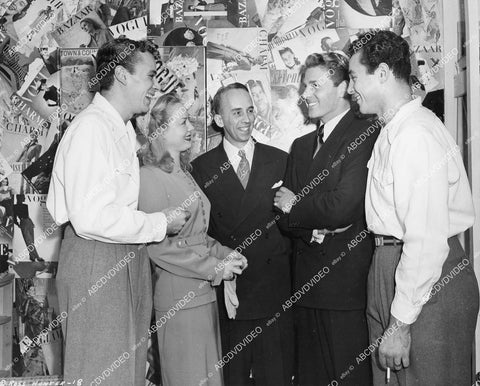 crp-05148 1945 Ross Hunter, Audrey Totter, Omar Ranney, Jean Pierre Aumont, Steve Barclay crp-05148