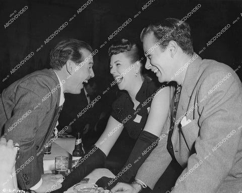crp-05150 1945 candid Jimmy Starr, Jane Withers, Ross Hunter a night on the town crp-05150