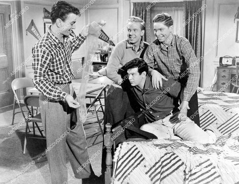 crp-05194 1958 Mark Damon, Tommy Ivo, Bob Dennis, Robert Moechel film Life Begins at 17 crp-05194