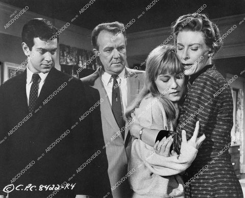 crp-05195 1958 Mark Damon, Hugh Sanders, Luana Anders, Ann Doran film Life Begins at 17 crp-05195