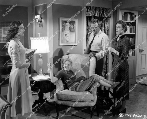 crp-05197 1958 Dorothy Johnson, Cathy O'Neill, Hugh Sanders, Ann Doran film Life Begins at 17 crp-05197