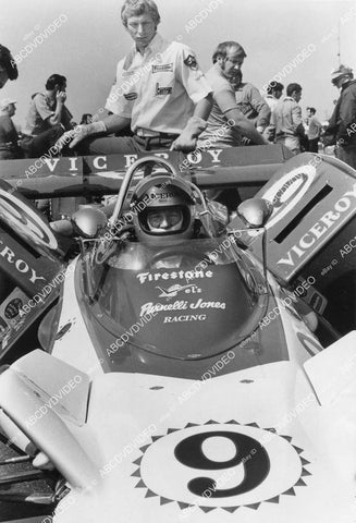 crp-00545 1973 auto racing Mario Andretti in racecar TV The Racers crp-00545