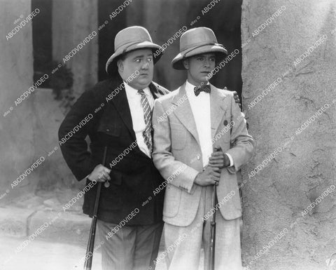 crp-05627 1926 Walter Hiers, Douglas MacLean in their pith helmets silent film Hold That Lion crp-05627