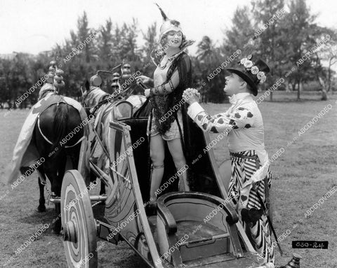 crp-05650 1923 Agnes Ayres sexy warrior in chariot w Charles Ruggles silent film The Heart Raider crp-05650