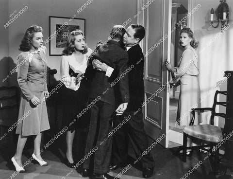 crp-05894 1941 Janet Blair, Joan Blondell, Robert Benchley, Binnie Barnes film Three Girls About Town crp-05894