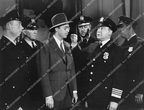 crp-05924 1941 John Howard, Hugh O'Connell & the cops film Three Girls About Town crp-05924